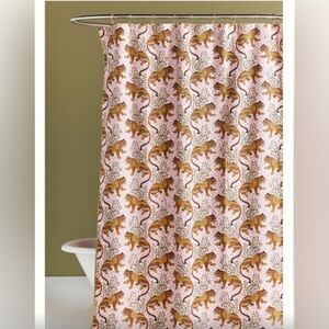 Printfresh Bagheera Blush Shower Curtain